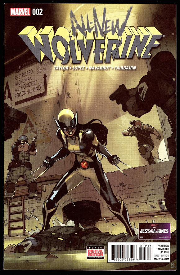 All New Wolverine #2 Marvel 2016 (NM) 1st App Gabby Honey Badger!