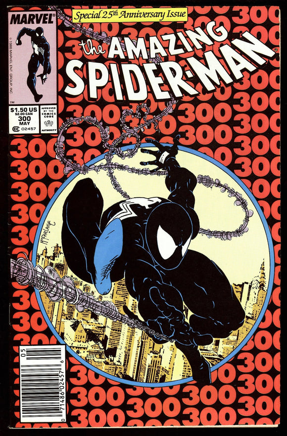 Amazing Spider-Man #300 Marvel 1988 (NM-) 1st Venom! NEWSSTAND!
