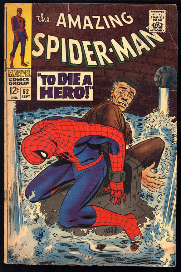 Amazing Spider-Man #52 Marvel 1967 (G/VG) 3rd App of Kingpin!