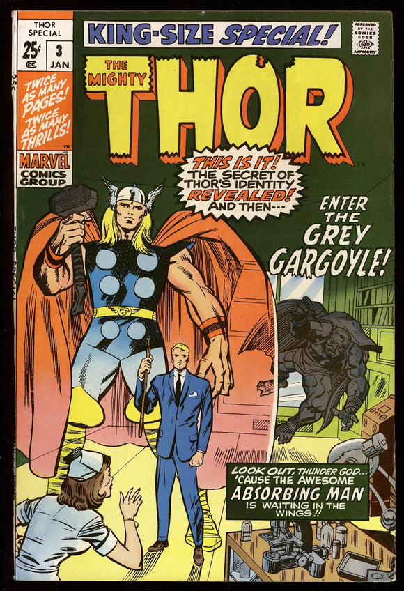 Thor King Size Special #3 Marvel 1971 (VF/NM) Stan Lee & Jack Kirby!