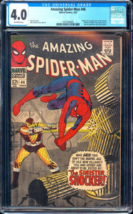 Amazing Spider-Man #46 CGC 4.0 (1967) 1st Appearance of the Shocker!