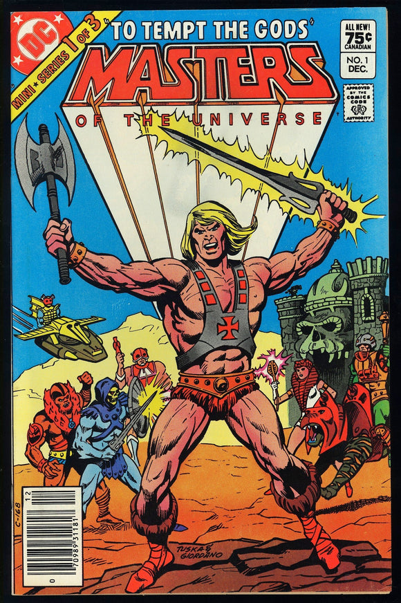 Masters of the Universe #1 DC 1982 (NM-) 1st MOTU Comic! CPV!