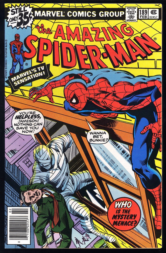 Amazing Spider-Man #189 Marvel 1979 (NM+) John Byrne Art! Man-Wolf!
