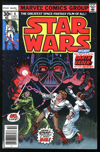 Star wars #4 Marvel Comics 1977 (VF/NM) Iconic Darth Vader Cover!