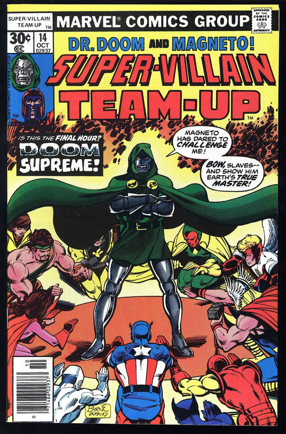 Super-Villain Team-Up #14 Marvel 1977 (NM+) Dr. Doom Cover App!