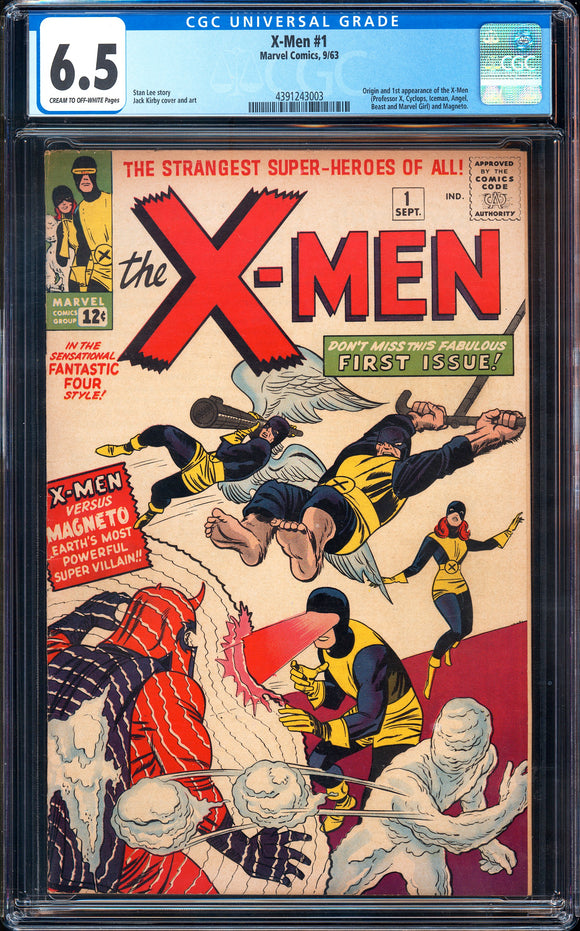 X-Men #1 CGC 6.5 (1963) Origin & 1st Appearance of the X-Men!