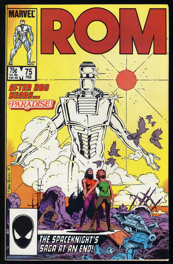 ROM #75 Marvel 1986 (NM-) Final Issue! Steve Ditko!