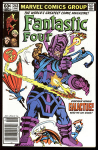 Fantastic Four #243 Marvel 1982 (VF/NM) John Byrne Cover! NEWSSTAND!