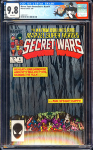 Marvel Super Heroes Secret Wars #4 CGC 9.8 (1984) Part 4!