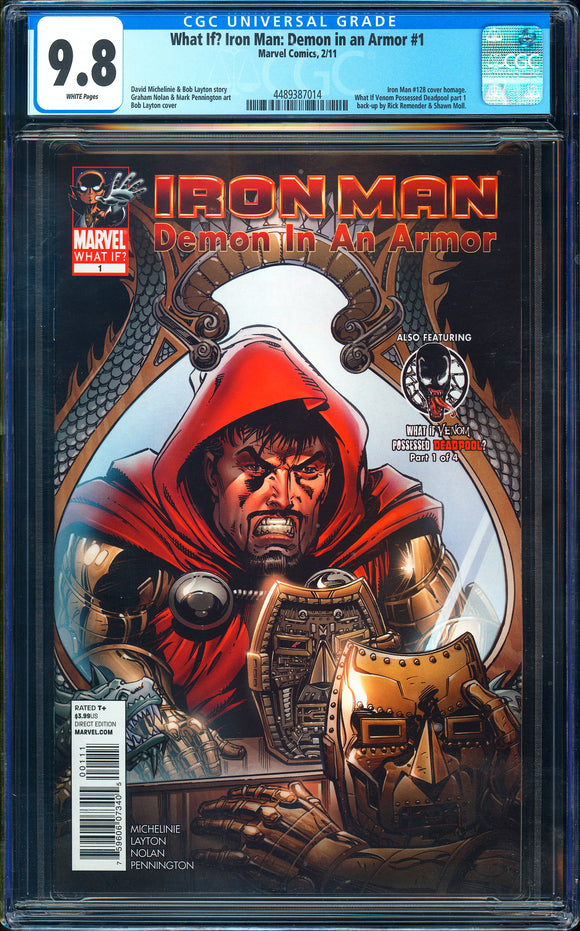 What If? Iron Man: Demon in an Armor #1 CGC 9.8 (2011) Dr. Doom!