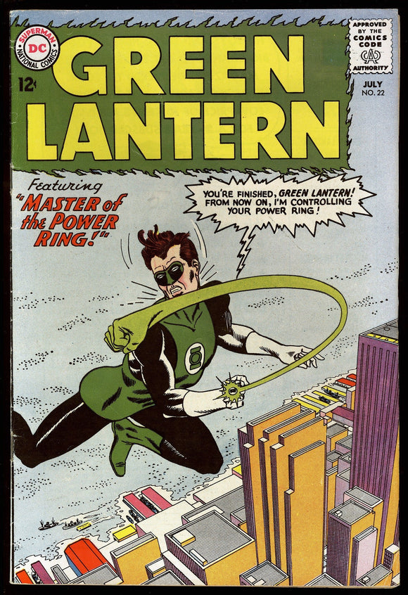 Green Lantern #22 DC Comics 1963 (FN) Gil Kane Art! Gardner Fox!