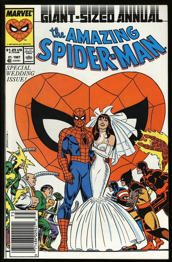 Amazing Spider-Man Annual #21 Marvel 1987 (NM+) NEWSSTAND!