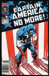 Captain America #332 1987 (NM-) Steve Rogers Resigns! NEWSSTAND!