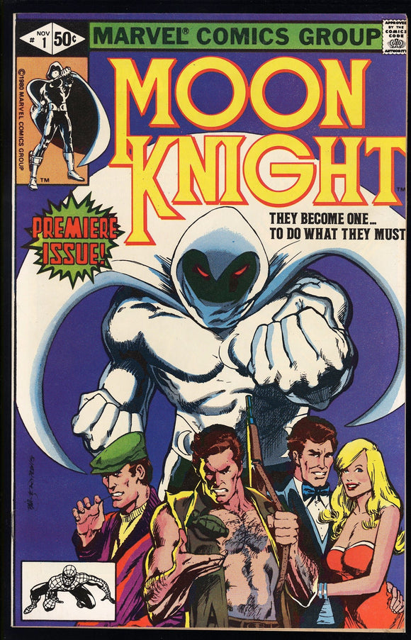 Moon Knight #1 Marvel 1980 (VF/NM) 1st Bushman! 1st Khonshu! Origin!