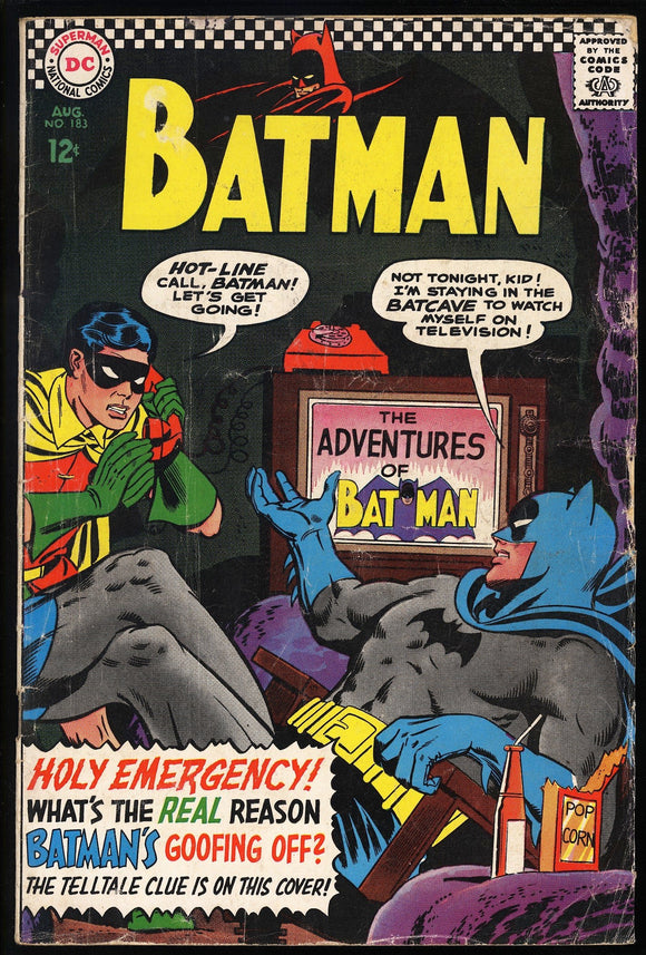 Batman #183 DC 1966 (VG) 2nd Appearance of Poison Ivy!