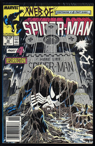 Web of Spider-Man #32 Marvel 1987 (NM-) Classic Cover! NEWSSTAND!