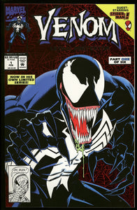 Venom Lethal Protector #1 Marvel 1992 (NM+) 1st Solo Series! Red Foil