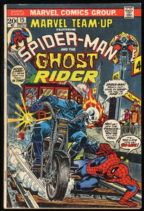 Marvel Team-Up #15 1973 (VG/VG+) 1st Ghost Rider/Spider-Man Meeting!