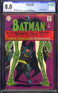 Batman #195 CGC 8.0 (1965) 1st Appearance of Bag O' Bones!