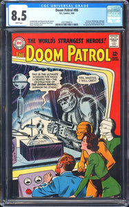 Doom Patrol #86 CGC 8.5 (1964) 1st Issue! 1st Brotherhood of Evil!