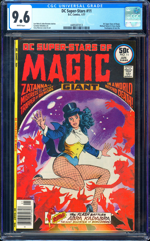 DC Super Stars Vol. 2 #11 CGC 9.6 (1977) 1st Solo Zatanna Story!