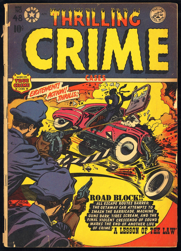 Thrilling Crime #48 Star Publications 1951 (GD+) L.B Cole! 3 Extra Staples