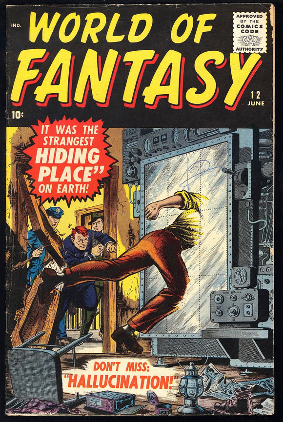World of Fantasy #12 Atlas Comics 1958 (FN-) Everett Cover!