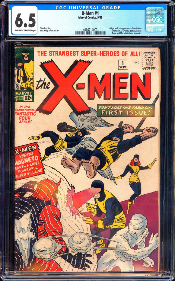 X-Men #1 CGC 6.5 (1963) Origin & 1st Appearance of the X-Men!