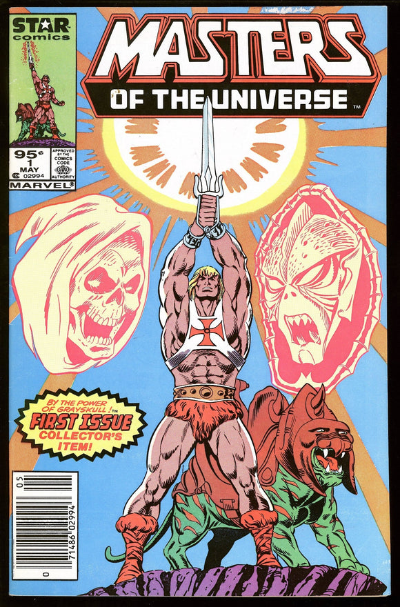 Masters of the Universe #1 Marvel 1986 (FN+) Canadian Price Variant!