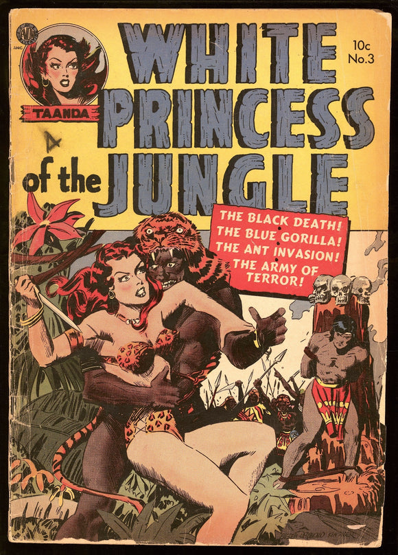 White Princess of the Jungle #3 Avon 1952 (VG-) Golden Age HTF!