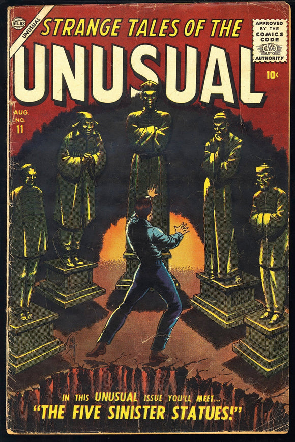 Strange Tales of the Unusual #11 (VG+) Bill Everett Cover! Scarce!