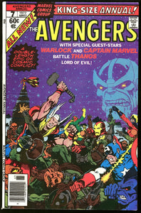 Avengers #7 King Size Annual 1977 (NM) 1st App of the Infinity Stones!