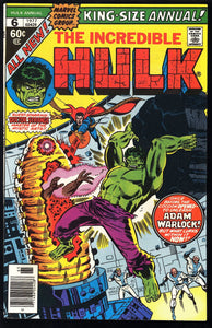 Incredible Hulk King Size Annual #6 1977 (VF/NM) 1st App of Paragon!
