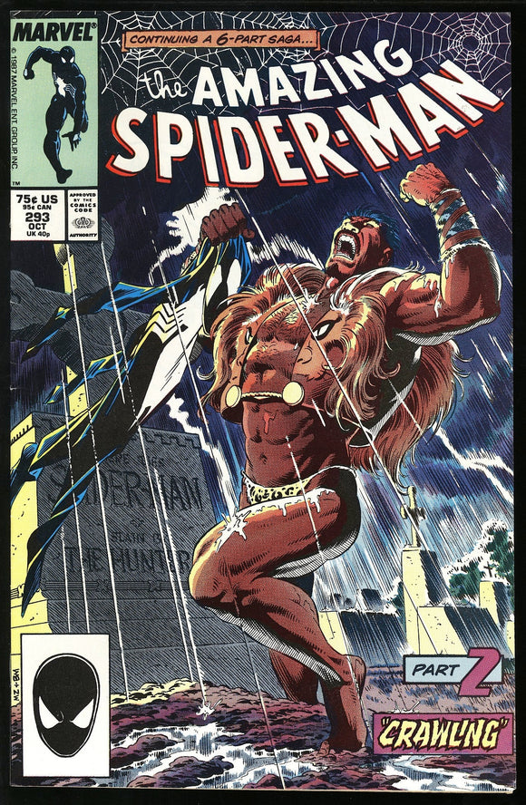 Amazing Spider-Man #293 Marvel 1987 (VF/NM) Kraven's Last Hunt Part 2!