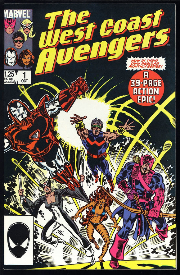 West Coast Avengers #1 Marvel 1985 (NM+) 1st Ongoing Series Issue!