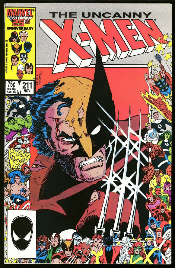 Uncanny X-Men #211 Marvel 1986 (NM) 1st Appearance of the Marauders!