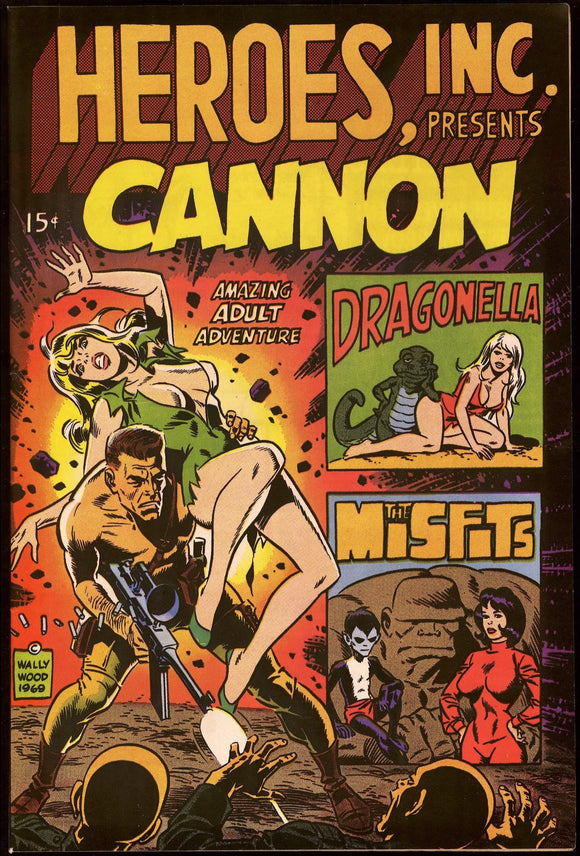 Heroes Inc. Presents Cannon 1969 (NM-) Wally Wood Art!