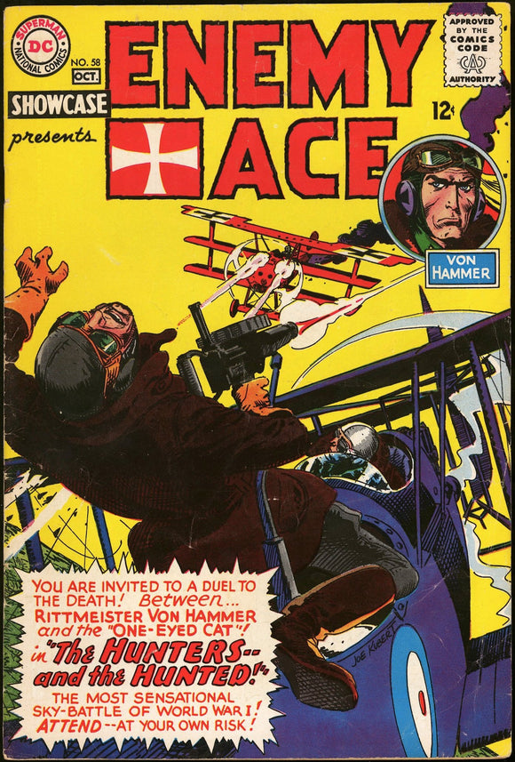 Showcase #58 DC 1965 (VG/FN) 2nd Appearance of Enemy Ace!