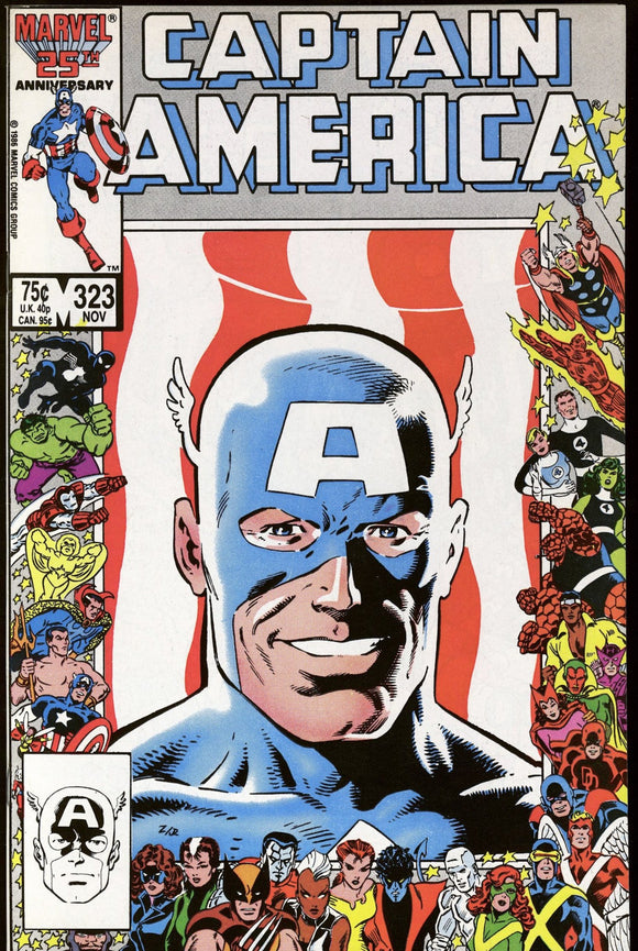 Captain America #323 Marvel 1986 (NM) 1st Appearance of Super Patriot!