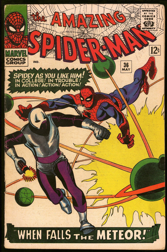 Amazing Spider-Man #36 Marvel 1966 (VG+) 1st Appearance of the Looter!