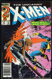 Uncanny X-Men #201 Marvel 1986 (VF+) Canadian Price Variant!