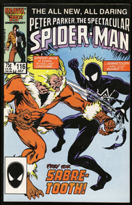 Spectacular Spider-Man #119 Marvel 1986 (VF/NM) 1st App of the Foreigner!