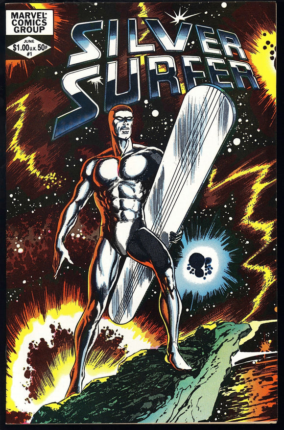 Silver Surfer #1 Marvel Comics 1982 (NM) John Byrne Surfer Cover!