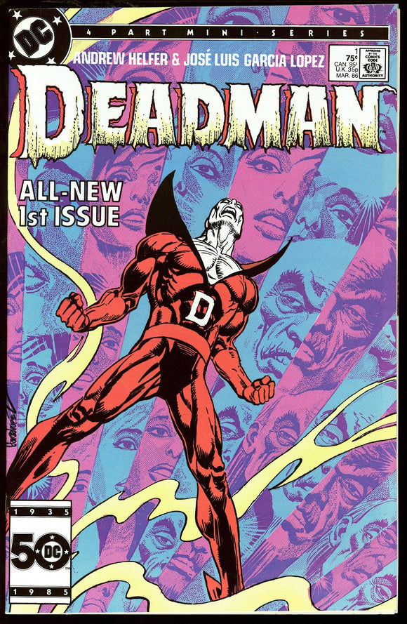 Deadman #1 - #4 DC Comics 1985 (NM/NM+) Complete Set #1 to #4!