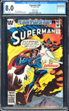 Superman #348 CGC 8.0 (1980) DC Comics RARE Whitman Variant!