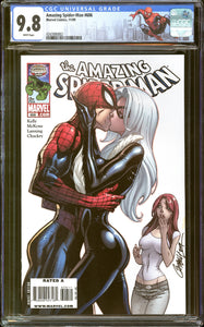Amazing Spider-Man #606 CGC 9.8 J.Scott Campbell Cover!