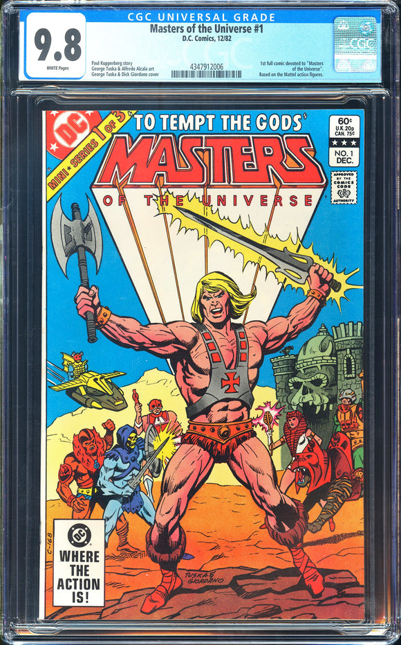 Masters of the Universe #1 CGC 9.8 1st Devoted to Masters of the Universe!