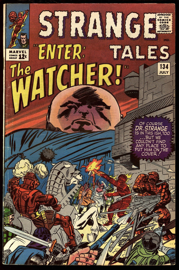 Strange Tales #134 Marvel 1965 (FN-) Kang Story! Last Human Torch!