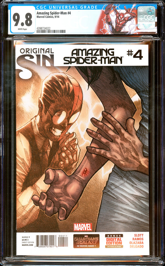 Amazing Spider-Man #4 CGC 9.8 (2014) 1st Appearance of Silk!
