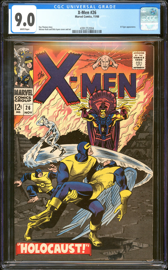 X-Men #26 CGC 9.0 (1966) El Tigre Appearance! HIGH GRADE!